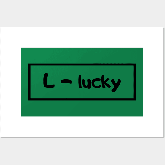 Lucky Wall Art by WordsGames